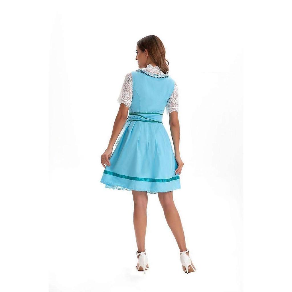 Oktoberfest Costumes Women Dirndl Dresses 4 Pcs German Oktoberfest Dress Bavarian Dress