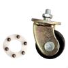Floor Jack Caster Wheel Horizontal Easy Installation Universal Direct Replace