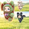 Cute Heterochromatic Eyes Fox Plush Keychain Soft Stuffed Doll Toy Bag Pendant Decoration Car Keyholder For Girls Birthday Gifts