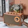 AS23 Retro Bluetooth Speaker with FM Radio, Card Slot, Portable Design for Home and Elderly Use