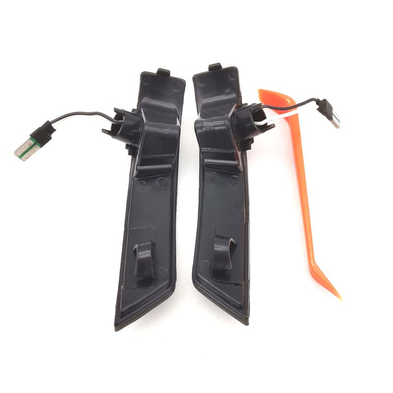 2x Dynamic LED Mirror Turn Signal Light Lamp For Ford Focus MK3 MK3.5 2011-2018