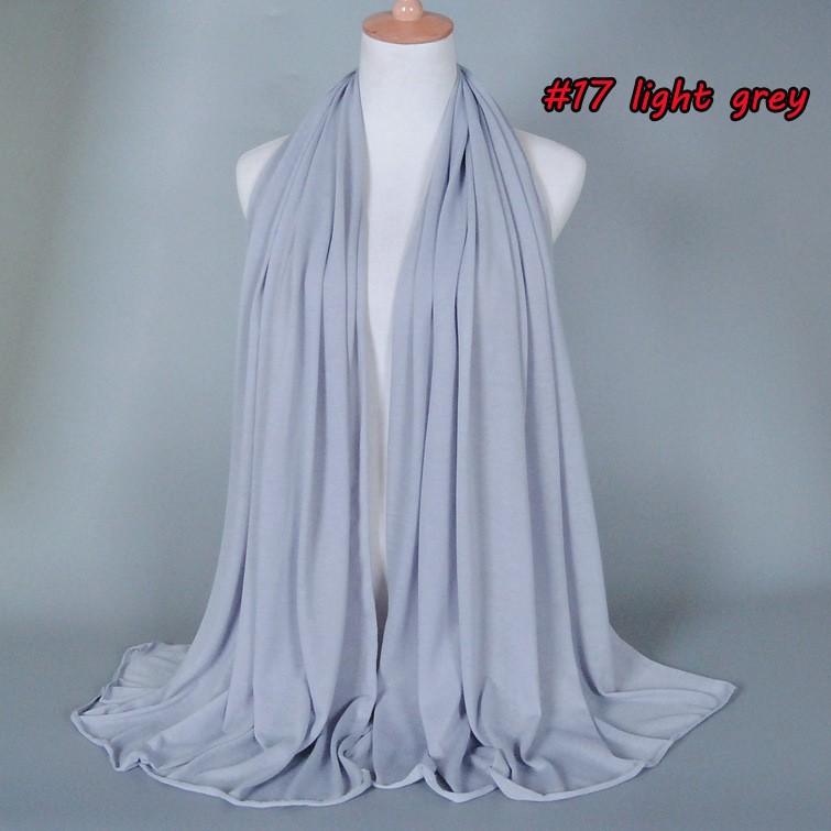 35 Colors Plain Cotton Jersey Instant Hijab Women Wrap Long Elastic Shawl Scarf Maxi Neck Snood Foulards Muslim Sjaal 180*80Cm