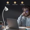 Flexible Table Lamp USB Power Lamp Reading Book Light With Clip Study Reading Desk Lamps Bedside Table Bedroom Decor Nightlamp