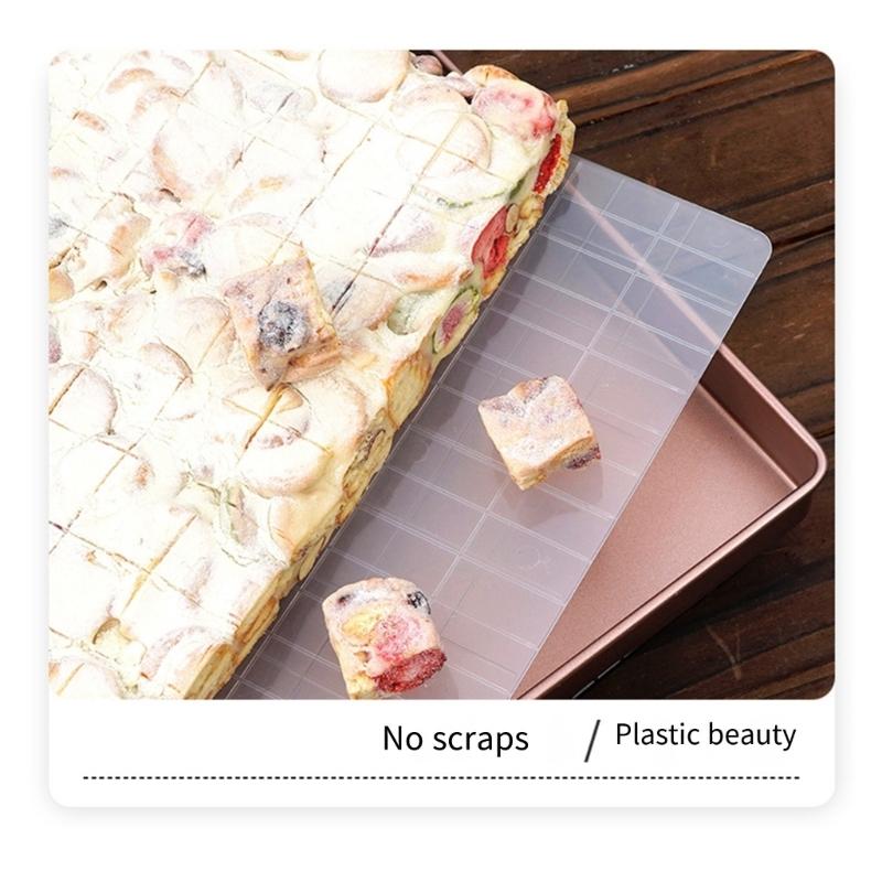 Plastic Nougat Mold Snowflake Crisps Mold Sugar Cutting Tool Snow Cake Making Tray Nougat Baking Plate Pastry Tool