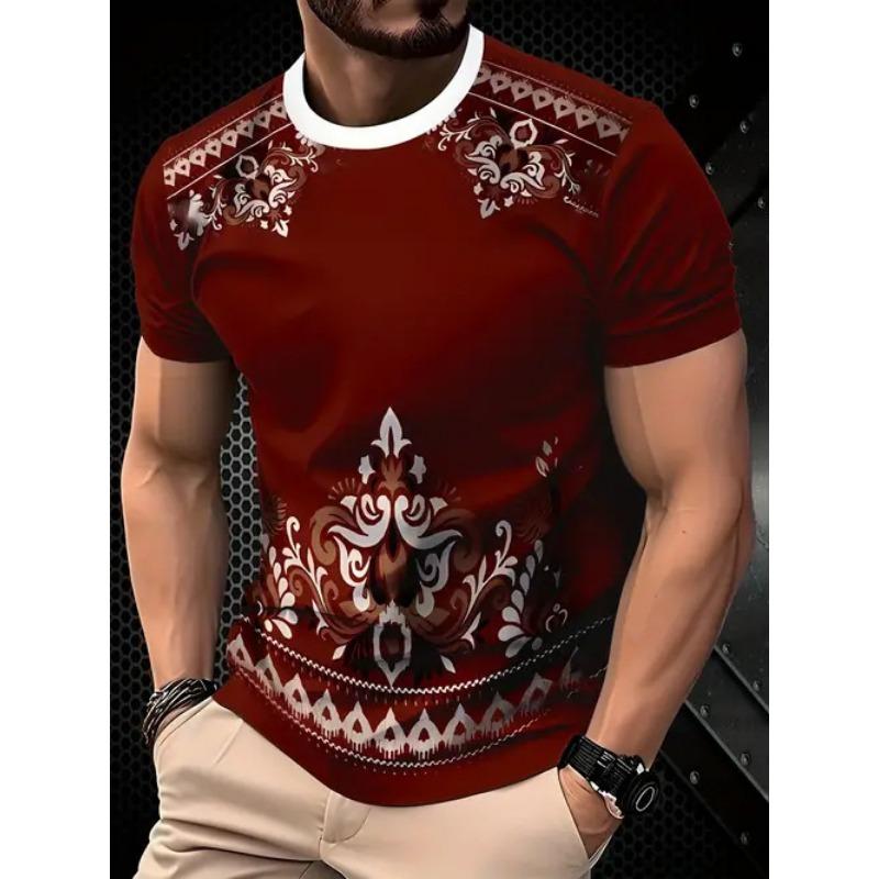 3D Printed Cool Chinese Dragon Pattern T Shirt For Men Summer O-Neck Loose Tops Short Sleeve Tees Casual Mythical Animal Tees