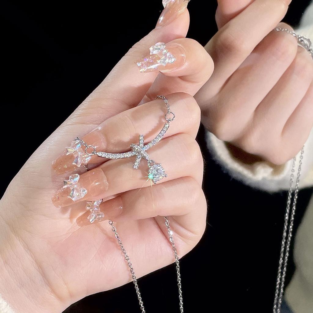 Titanstahl Halskette - Elegante Halskette für Damen - Herzförmiger Anhänger Zubehör
