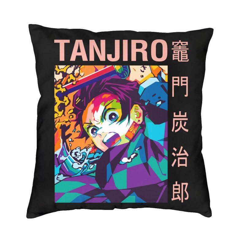 

Убийца демонов Nezuko Tanjirou, чехол для подушки Kimetsu No Yaiba, аниме, наволочки, украшение для салона, дивана, наволочка Dakimakura 40x40cm