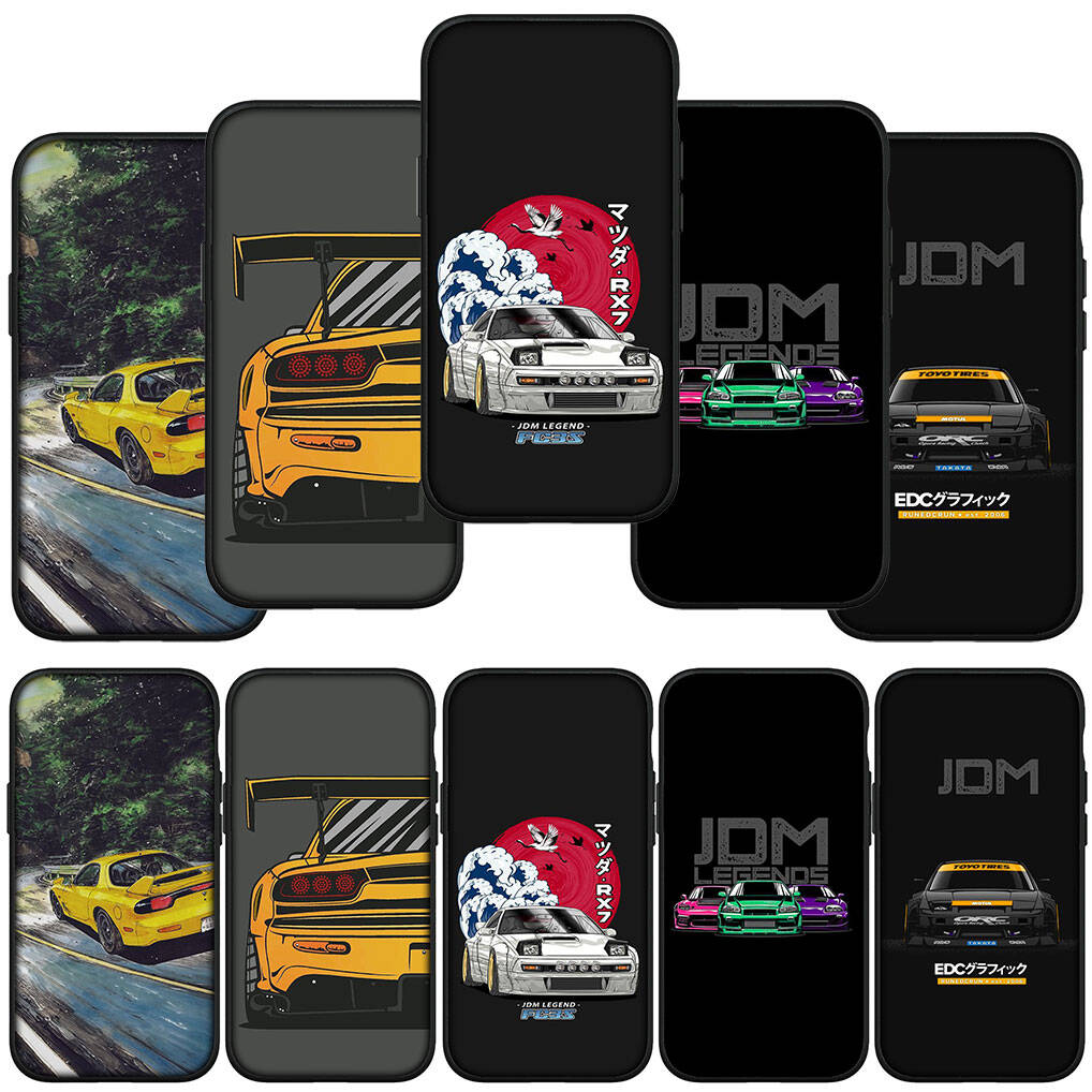 for iPhone 17 16 15 Xiaomi Poco F7 F8 X7 X6 C85 C75 M8 Redmi Note 14 13 12 11 Pro Max 14C 15C A3 A4 Phone Case Supercar Initial D AE86 Super Car Cover
