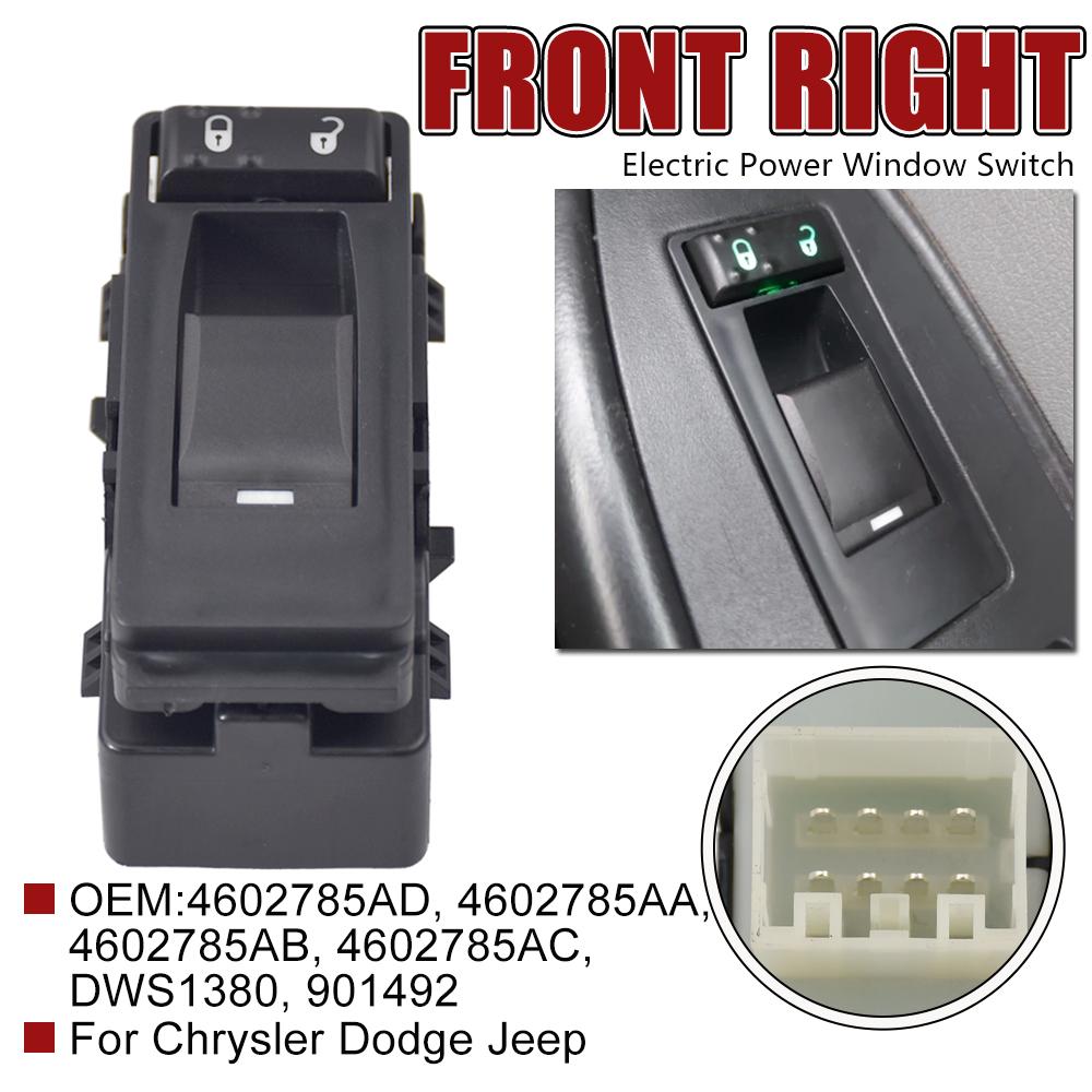 Window Power Master Control Switch Front Left Electric Regulator Button for Jeep Compass Chrysler 200 300 Sebring Dodge Avenger