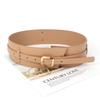 Women S Black Simple Wide Waist Belt For Dress And Shirt