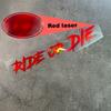 1 Stück RIDE OR DIE Autoaufkleber Wasserdicht für Auto Fenster Stoßstange DIY Motorradhelm Kraftstofftank Fahrrad Universal Vinly Aufkleber