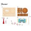 DIY Craft Kit for Kids Mid-Autumn Moon Rabbit Lantern Kit, 3D LED Handheld Lantern, Educational Manual Skill Toy Ancient Style Set Home Holiday Decor