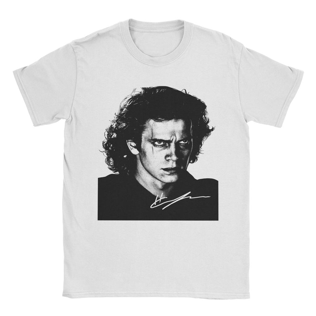 T-shirt Anakin Skywalker da Uomo Divertenti 100% Cotone Magliette Girocollo Manica Corta Abbigliamento Adulto