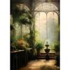 Renaissance Greenhouse Art Plant Garden Classic Retro Poster Canvas Paintings Wall Art Pictures Home Decor
