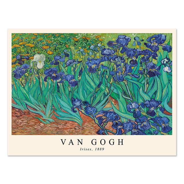 Van Gogh Matisse Picasso William Poster Printing Room Decoration Abstract Canvas Painting Living Room Flower Wall