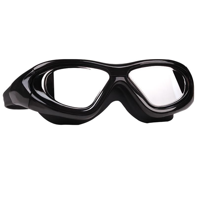 Adult swimming goggles, anti-fog, high-definition, unisex, non-prescription, myopia swimming goggles, eye protection, swimming equipment