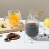 VKCHEF Glass for or with Set of Ideal for Office or Home Gift Double-Wall Cups, 360ml, Double-Walled, Heat-Resistant Glass, Insulated, Tea, Coffee,