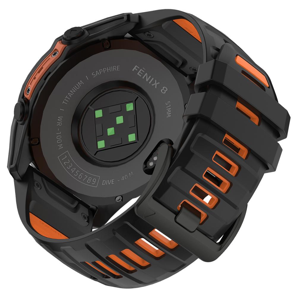 

26mm 22mm Silicone Watch Band For Garmin Fenix 7 7X 8 8 Pro/Quatix 8/Tactix 8 AMOLED 47mm 51mm/Epix Pro/Enduro 3 Quick Fit Strap 26mm QuickFit