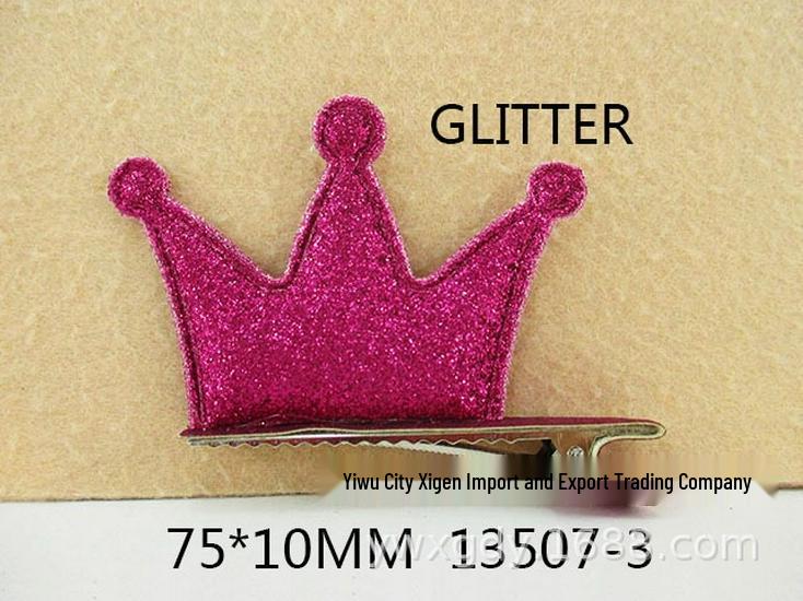 Gold Crown Hair Clip for Babies & Children
