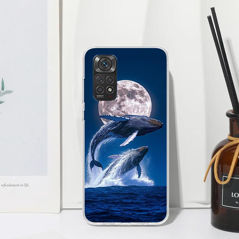 

Humpback Whale Sea Giant Phone Case For Xiaomi Redmi Note 15 13 14S 14 Pro Plus 12S 11S 10S 12 11E 10 11T Art Fundas Back Cover Redmi Note 12S