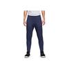 Adidas Logo Print Straight Leg Comfortable Casual Pants Unisex Bottoms Blue CE1950