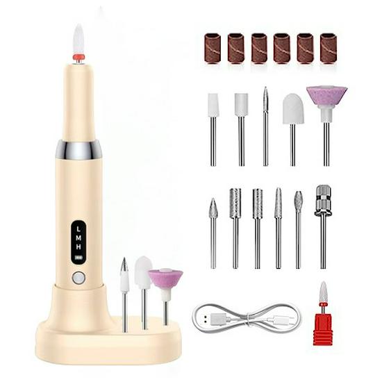 Portable Electric Nail Care Grinder - Wireless Nail Polishing Pen