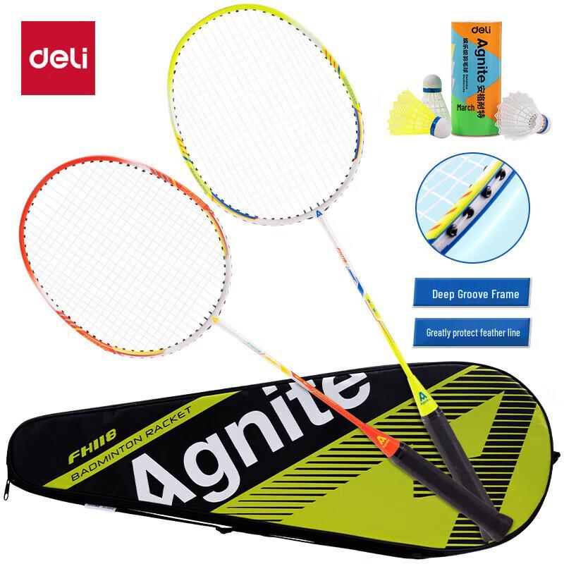 Deli Angnett FH118 Badminton Racket Set