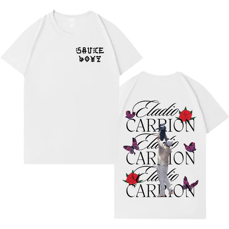 Rapper Eladio Carrion Album Tour Teenagers Tee Mens Womens Oversized Graphic Casual Gothic Humor High Quality Tshrits Fans Gift