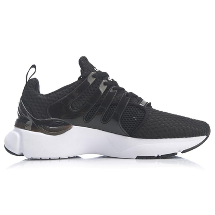 New LiNing Crazy Run X Cushioning Rebound Low Top Running Shoes Women's Standard Black