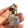 Perfume Bottling Gold Glass Mini Transparent Empty Sample Vial Essential Oil Bottles Refillable Bottles Dropper Bottles Perfume