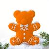 Bear Cookie Mold Flexible Silicone Candle Mold Diy Aroma Mold High-Quality For Handmade Crafts Diy Projects Resin Crafts