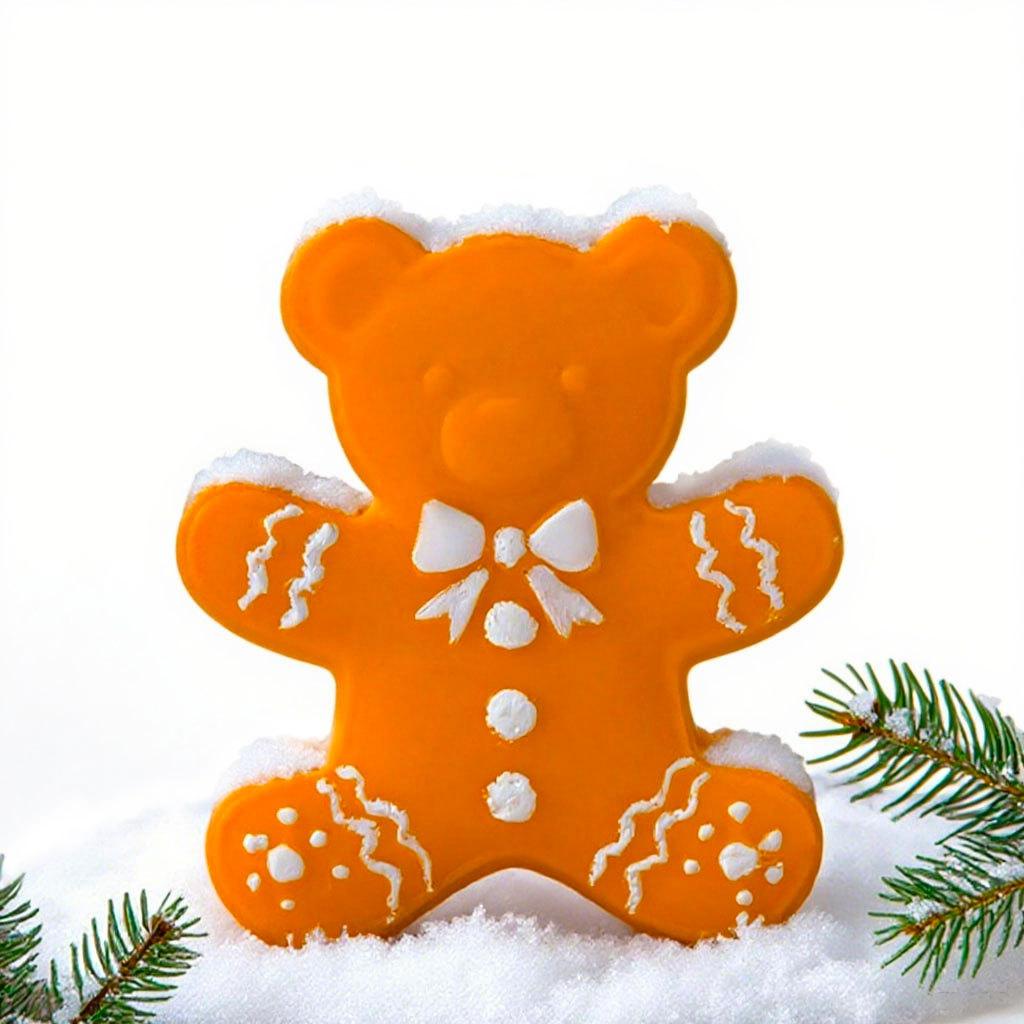 Bear Cookie Mold Flexible Silicone Candle Mold Diy Aroma Mold High-Quality For Handmade Crafts Diy Projects Resin Crafts