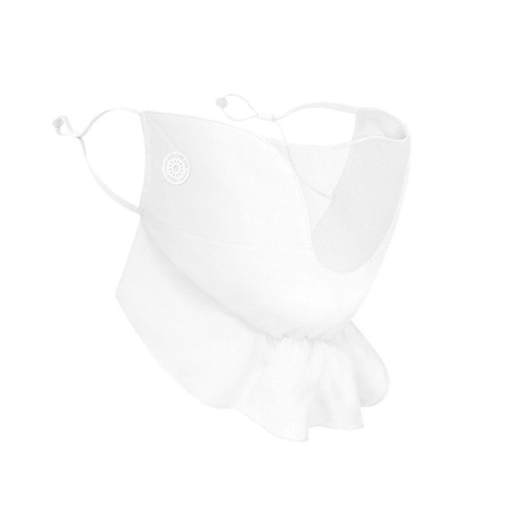 

Вождение ледяного шелка Спорт на открытом воздухе Шарф для лица Головной платок Анти-УФ-маска для лица white