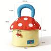 Cute Mushroom Shaped Cosmetic Bag Large Capacity Portable Makeup Organizer Pouch