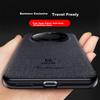 Huawei Mate60Pro Phone Case, Mate60Pro+ Protective Cover, Shockproof Full Edge Protection, Unisex, Creative Style Leather Back Cover, ES-19 Deep Black