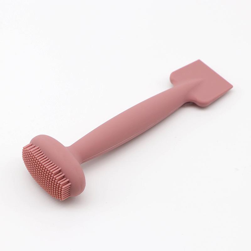 1PC Double-Headed Silicone Facial Cleansing Brush Face Mask Brushes Massage Applicatior Tool for Skin Care Face Makeup Brushes
