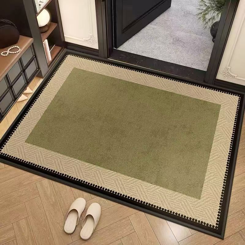 Entrance Door Mat Shaped Foyer Entrance Mat Earth Foot Mat Dirt Resistant and Wear-resistant Door Mat