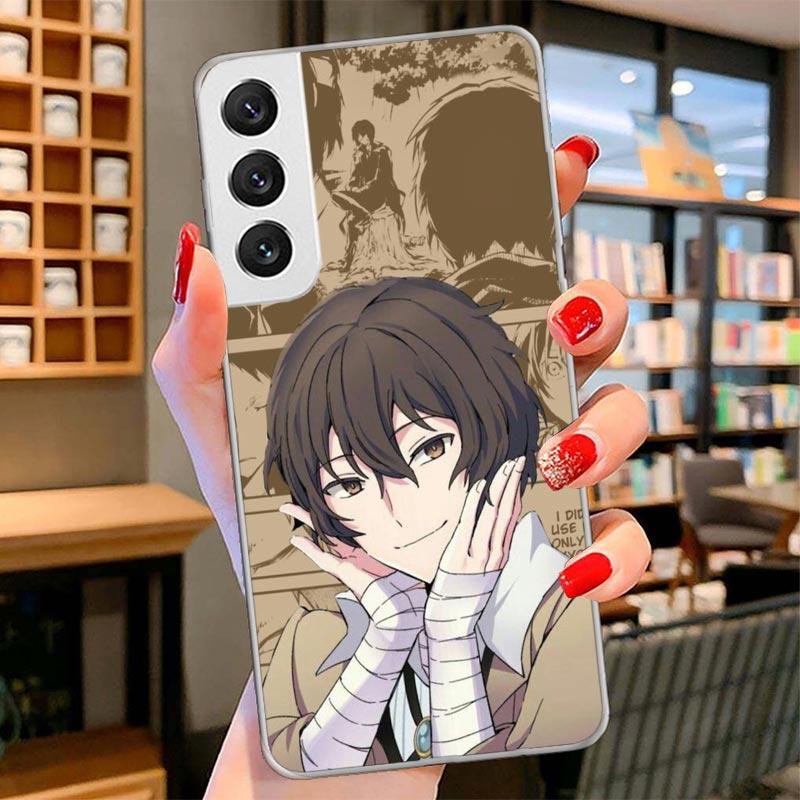 Bungo Stray Dogs Dazai Cover Phone Case For Samsung Galaxy S26 S25 Edge S24 Ultra S23 S22 Plus S21 S20 FE Soft Fundas Shell Gala