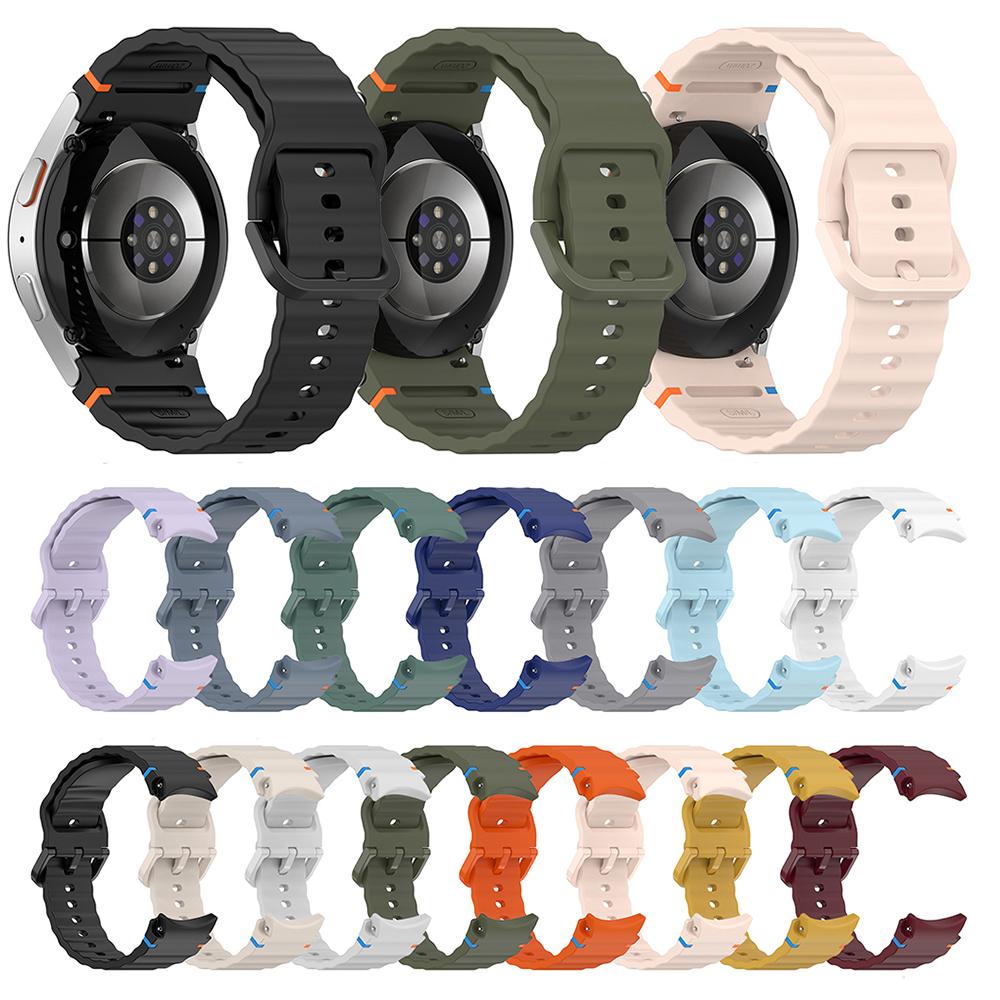 No Gap Silicone Strap for Samsung Galaxy Watch 7/6/5/4 Replacement Watch Band for Samsung Galaxy Watch FE