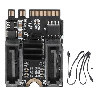 HDD Adapter Card M2 To SATA3.0 6Gbps Fast Transfer JMB582 Chip Support PCI Express Expansion Card