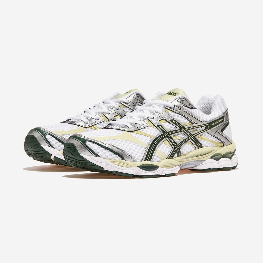 [ASICS] GEL-CUMULUS 16 [1203A733-White/FOREST Night]
