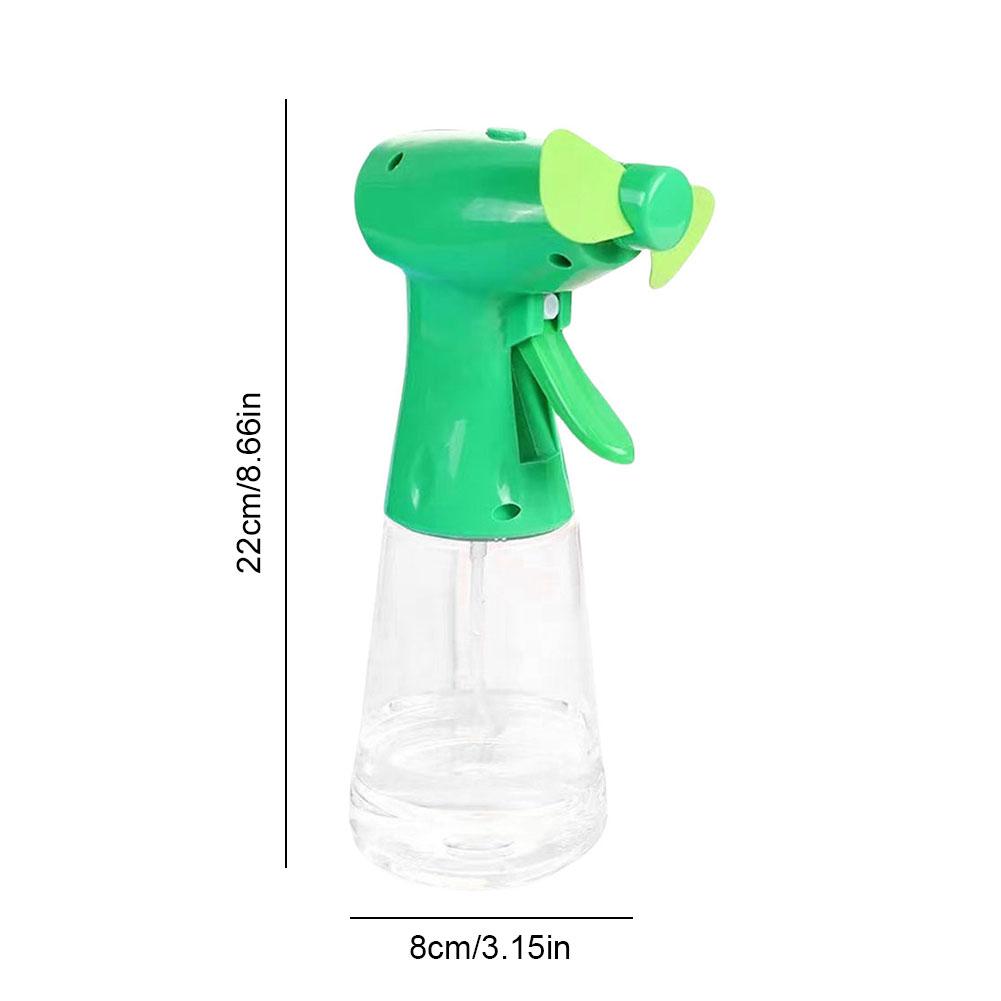 Handheld Water Misting Fan Bottle Spray Fan Battery Operated Water Mist Spray Personal Manual Fan Travel Garden Watering Sprayer