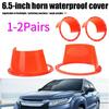 1-2Pairs Car Audio Refit Speaker Waterproof Cover 6.5Inch Audio Rust Protection Pad Speaker Waterproof Cover Universal Auto Part
