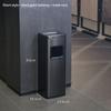 Entrance Trash Can Corridor Aisle Ashtray Cigarette Butt Collector Hotel Lobby Stainless Steel Vertical Elevator