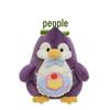 Adorable Eggplant Penguin Plush Toy - Cosplay Goose Pillow for Kids' Birthdays