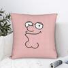 Decorative Pillowcase F-Family Funny Guy Accessories Seat  Throw Pillow Case Cover Square Multi Size