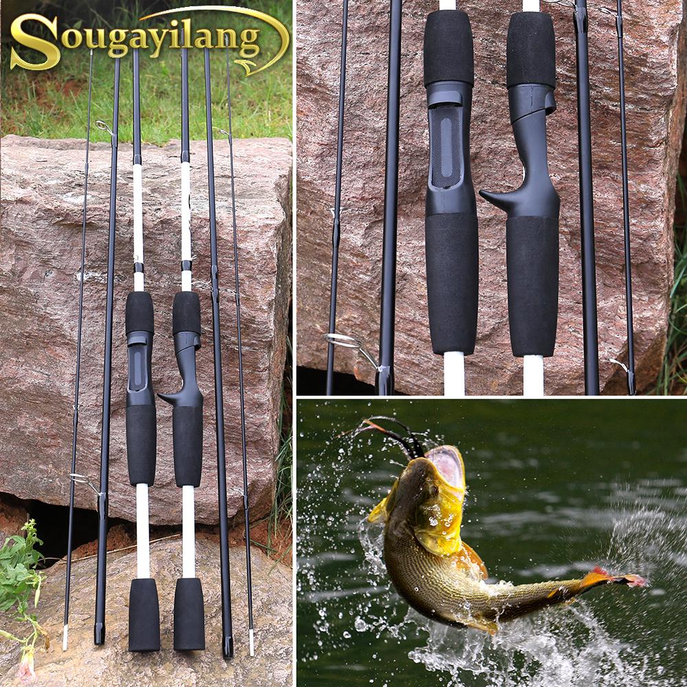 Spinning Rod 3Sections Portable Fishing Rod Ultralight Sea Rock Travel Rod Spinning Rods Casting Rod