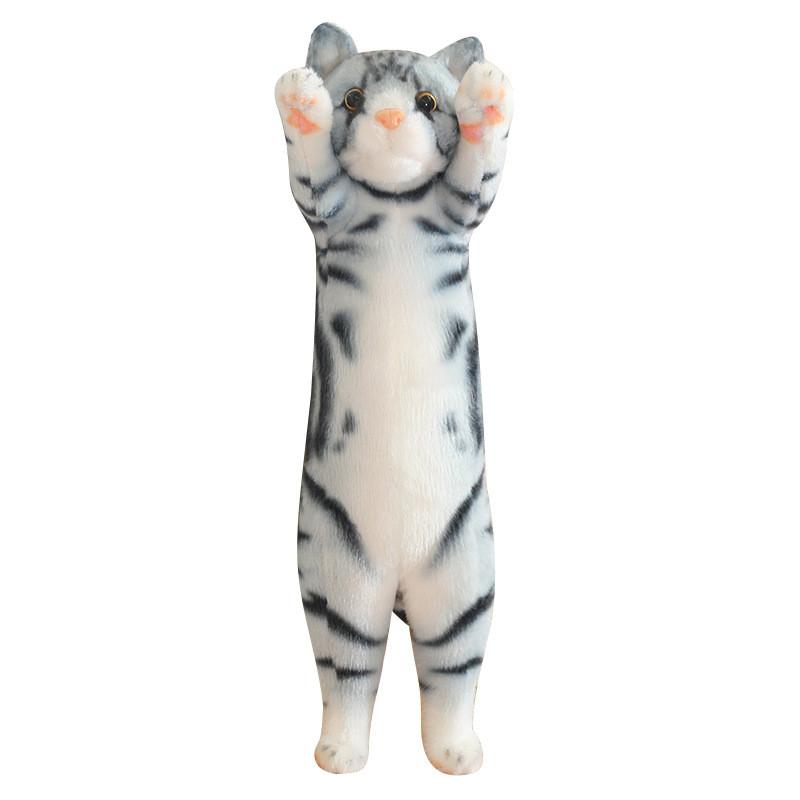 Tabby Calico Black Cat Tigertight Felis Plush Toy Stuffed Dolls Animal Gifts