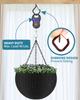 10 PCS  Hanger Hooks with Safety Buckle  Windproof Screw Hooks for Hanging Outdoor String Lights  Ceiling Outdoor Hooks for Hanging Plants  Christmas