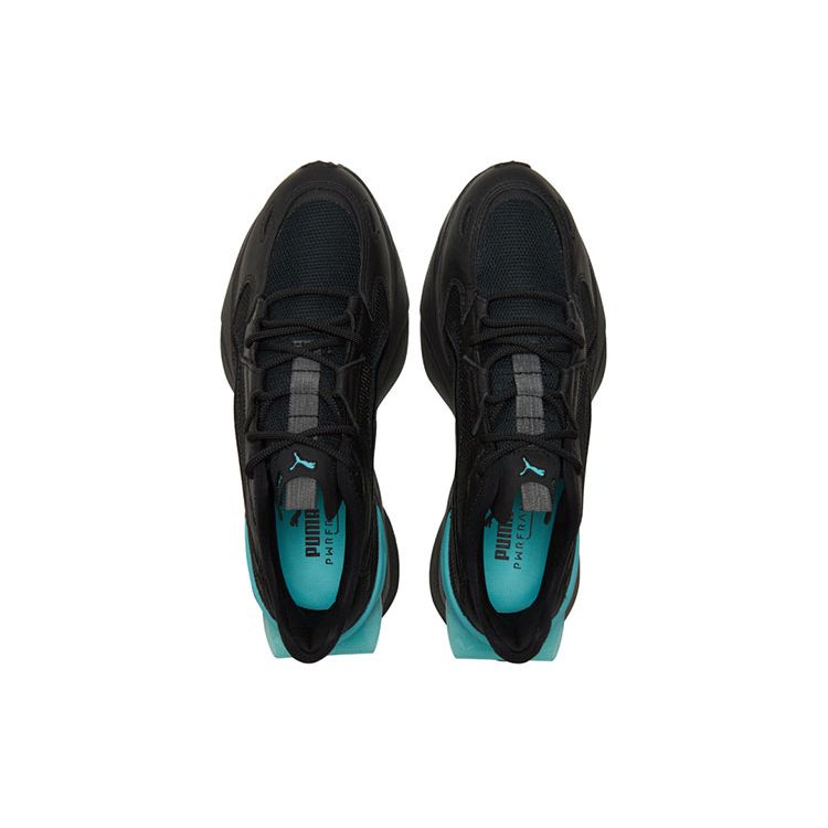 Puma Tênis Unissex PWRFrame OP-1 Equinox Black Elektro Aqua 380698-02